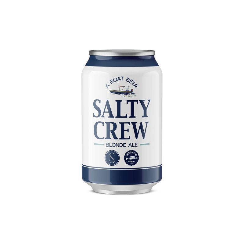 slide 2 of 4, Coronado Brewing Company Coronado Brewing Salty Crew Blonde Ale - 12pk/12 fl oz Cans, 12 ct; 12 fl oz