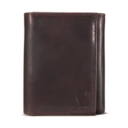 Carhartt Oil Tan Leather Trifold Wallet