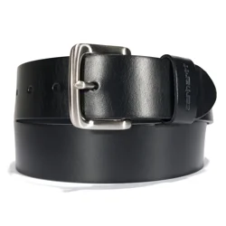 Carhartt Bridle Leather Classic Buckle Belt, Black, Size 32