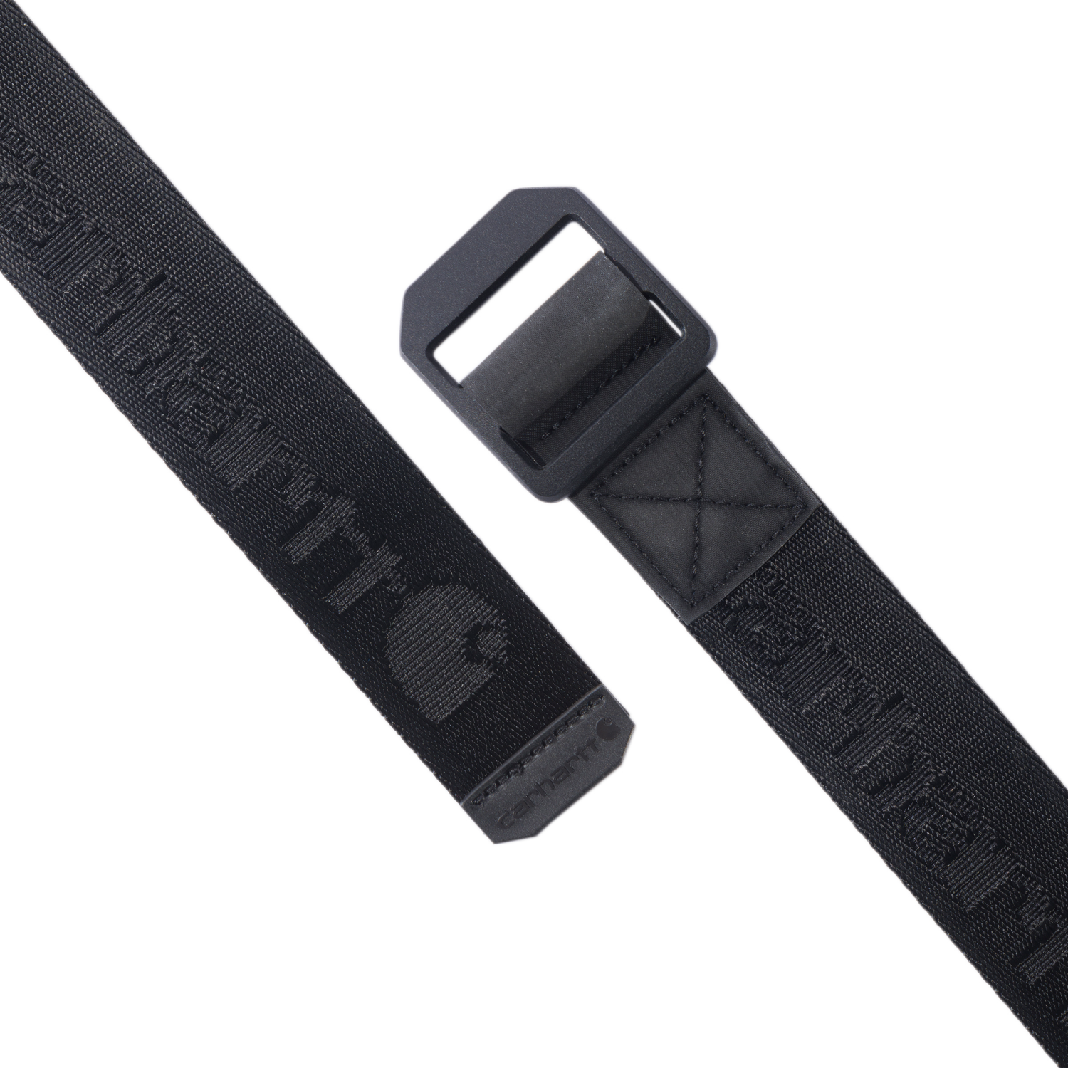 slide 3 of 4, Carhartt Nylon Webbing Ladder Lock Belt Black L, LG