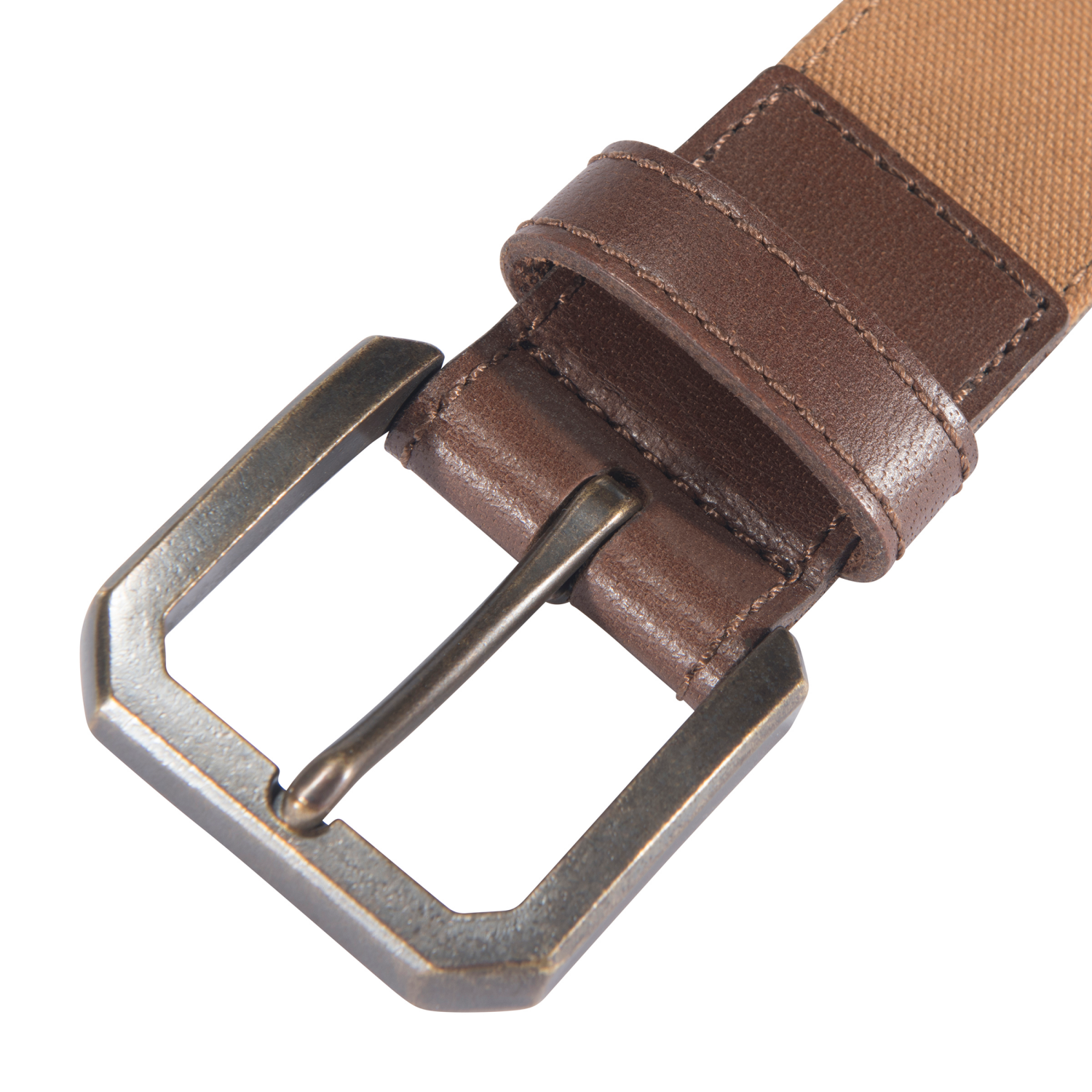 slide 2 of 4, Carhartt Canvas Duck Belt CH Brown-44, 44