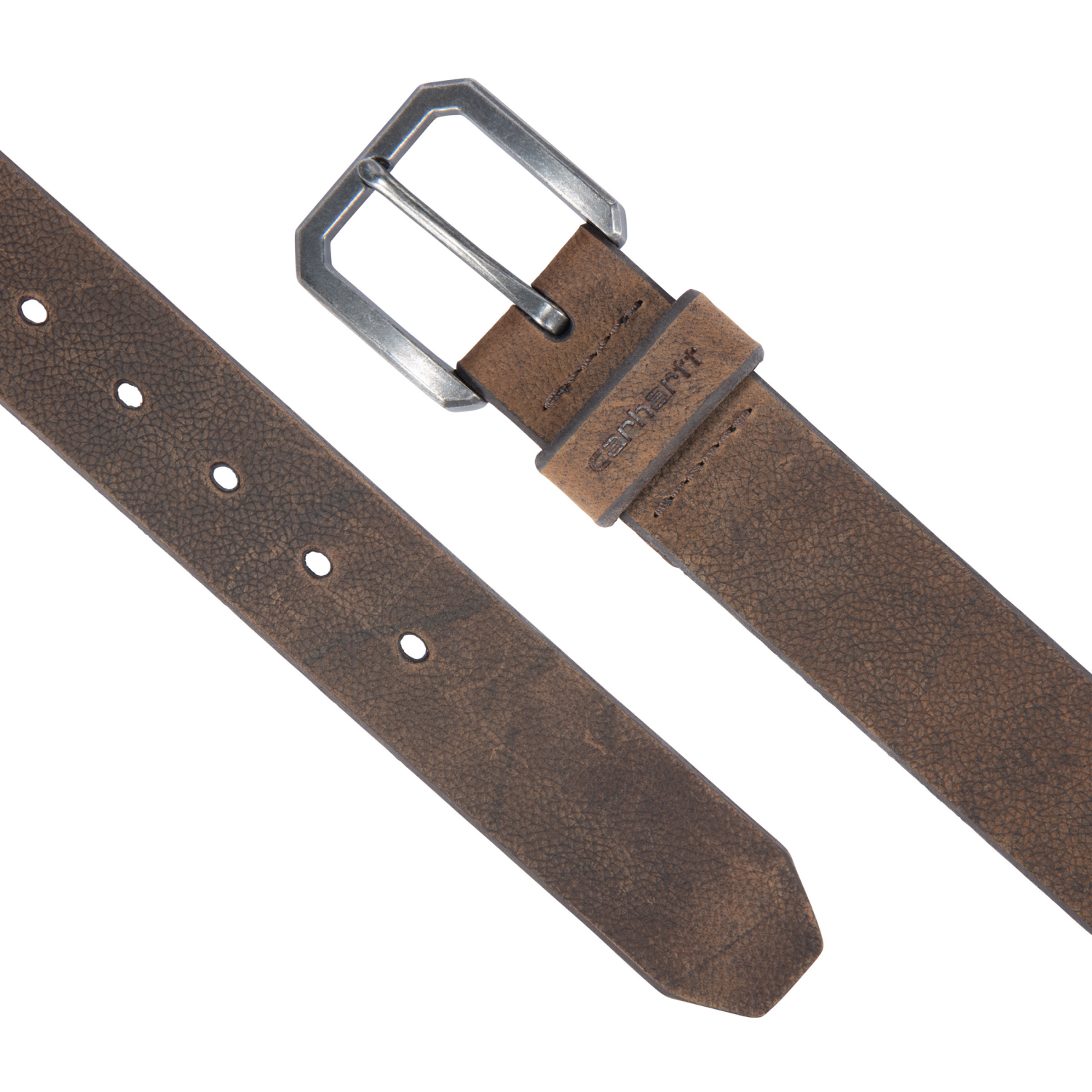 slide 3 of 3, Carhartt Saddle Leather Classic Belt, Dark Brown, Size 36, Size 36