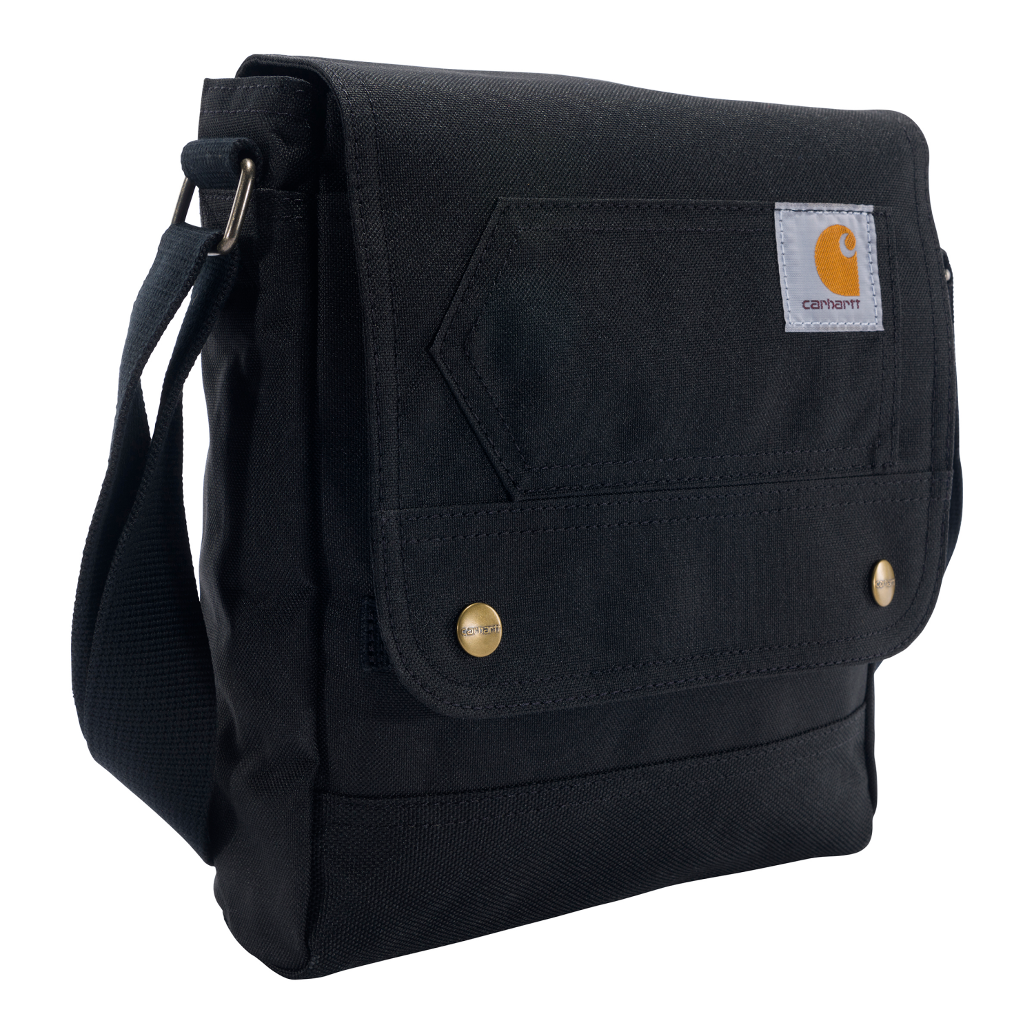 slide 4 of 5, Carhartt Crossbody Snap Bag, Black, One Size, One Size