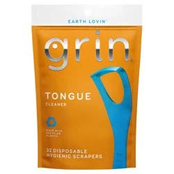 Grin Tongue Cleaner 32 ea Pouch