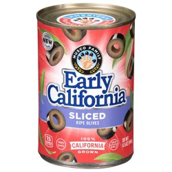 Early California Musco Sliced Ec Ripe Olives