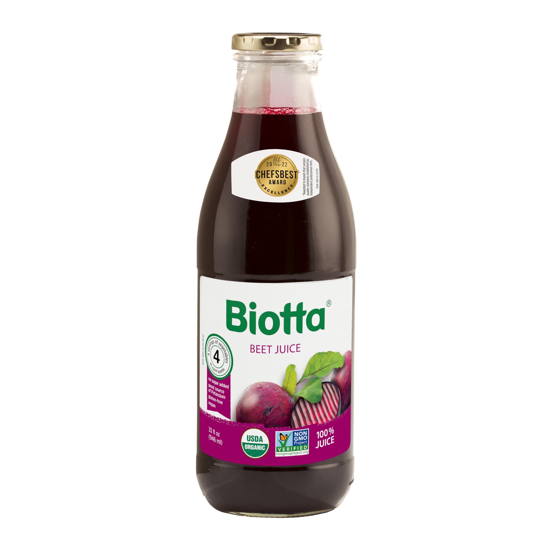 slide 1 of 4, Biotta Organic Beet Juice Glass Bottle- 32 fl oz, 32 fl oz
