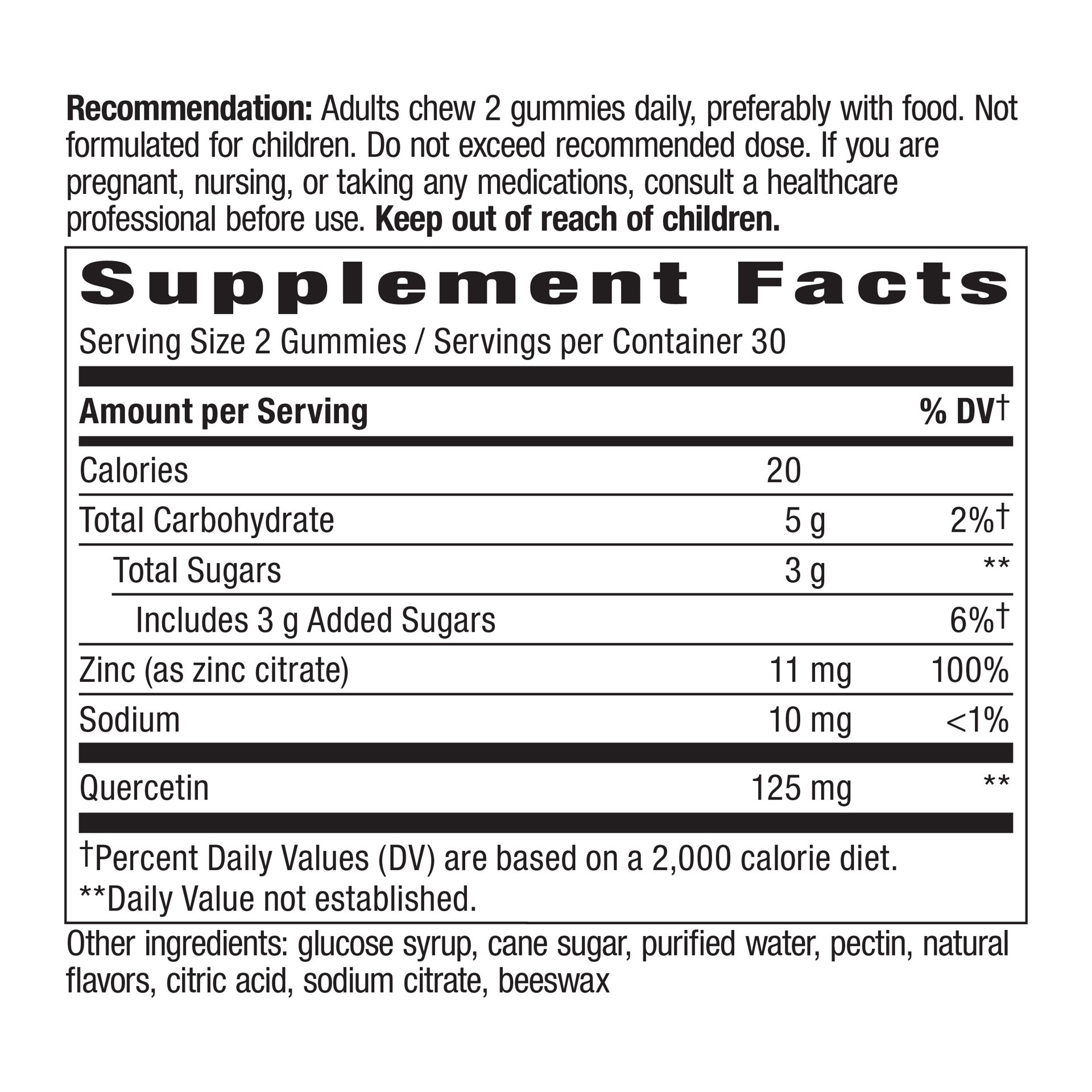 slide 4 of 4, Nature's Way Quercetin Gummies, 60 ct