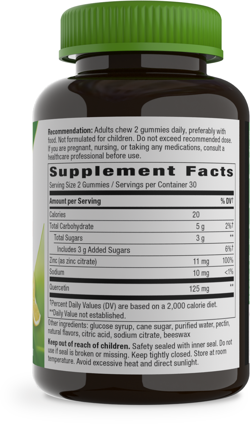 slide 3 of 4, Nature's Way Quercetin Gummies, 60 ct