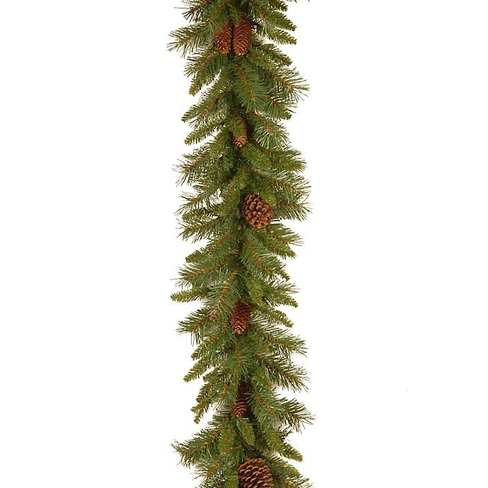 slide 1 of 1, National Tree Company Pine Cone Garland, 9 ft