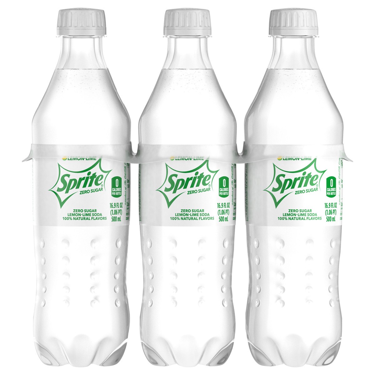 slide 1 of 2, Sprite Zero Sugar Bottles, 16.9 fl oz, 6 Pack, 6 ct