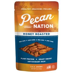 Pecan Nation Honey Roasted Snacking Pecans 5oz
