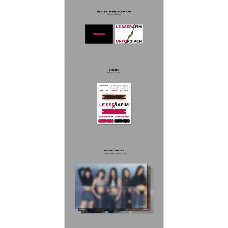 slide 4 of 5, Universal Music Group LE SSERAFIM - 1st Studio Album UNFORGIVEN (Target Exclusive, CD), 1 ct