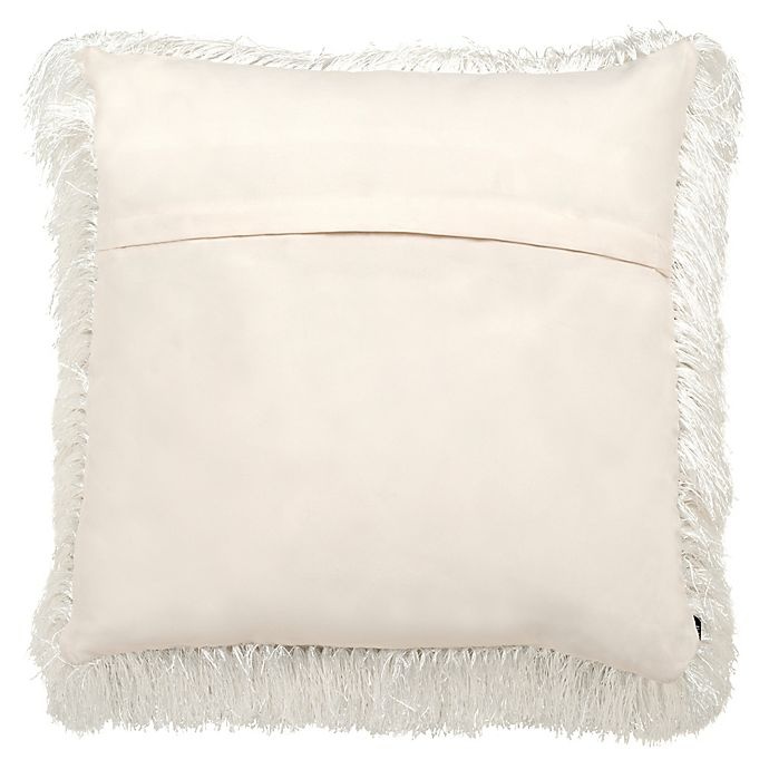 slide 2 of 2, Safavieh Soleil Shag Square Indoor/Outdoor Throw Pillow - Pearl, 1 ct