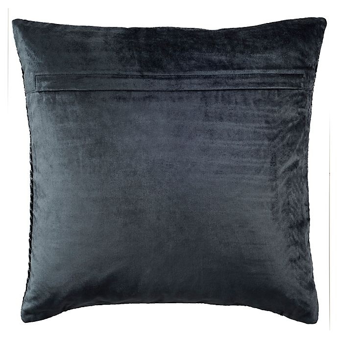 slide 2 of 2, Safavieh Pristine Double Stripe Square Throw Pillow - Dark Blue, 1 ct