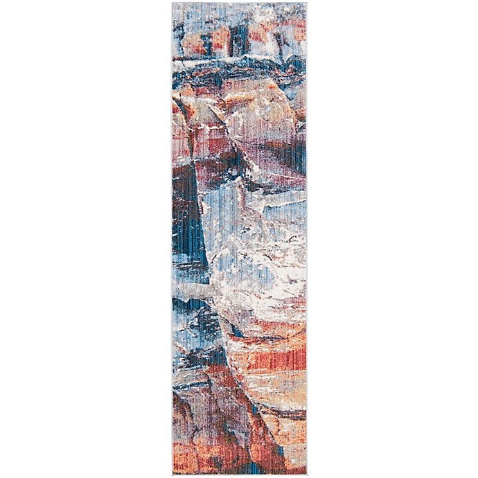 slide 1 of 4, Safavieh Monray Collection Milo Runner Rug - Red, 2 ft 3 x 8 ft