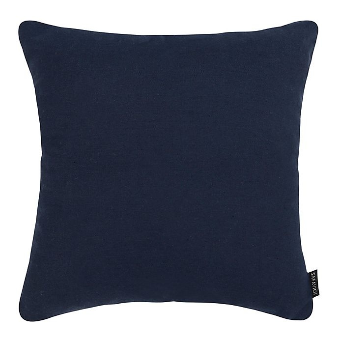slide 2 of 3, Safavieh Blossom Square Throw Pillow - Navy/Periwinkle, 1 ct