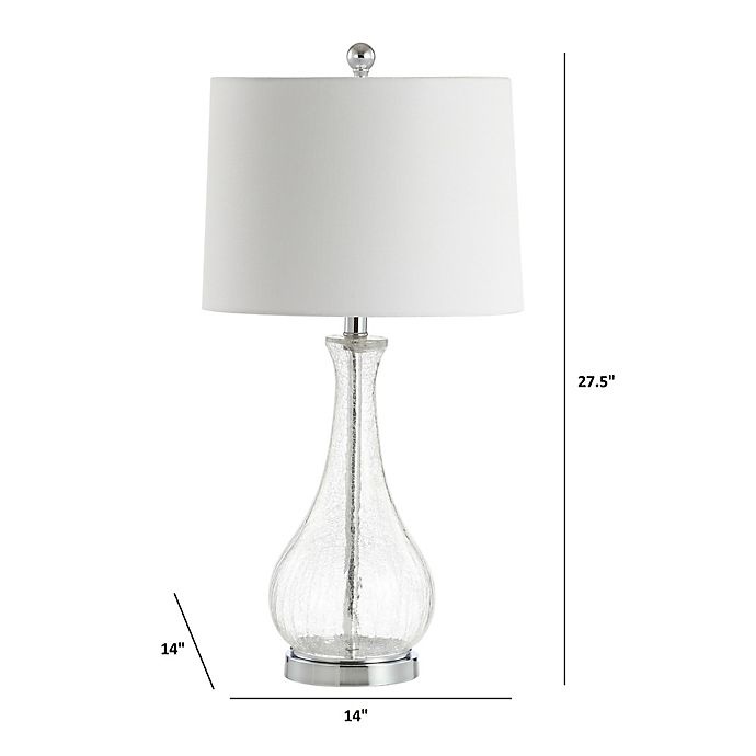 slide 5 of 5, Safavieh Finnley Table Lamp with Fabric Lamp Shade, 1 ct