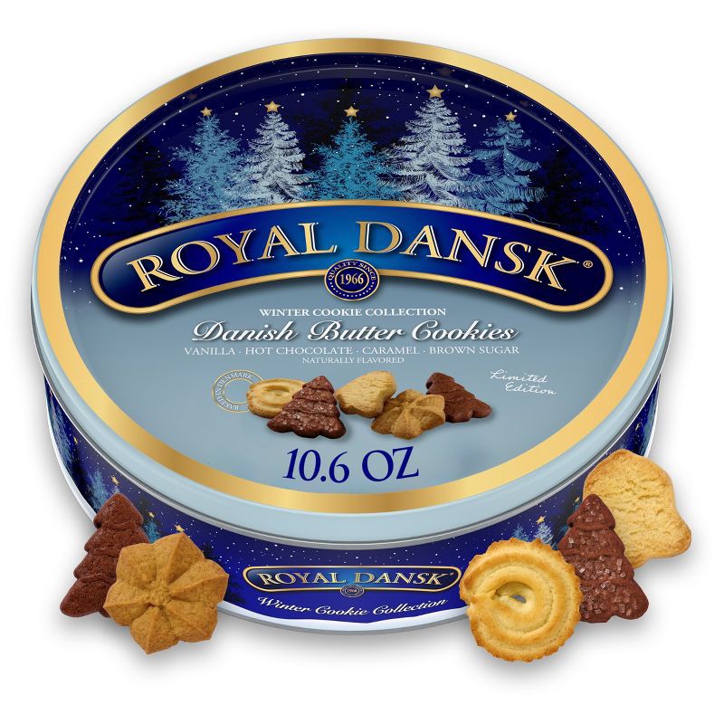 slide 1 of 9, Royal Dansk Winter Cookie Collection - 10.6oz, 10.6 oz