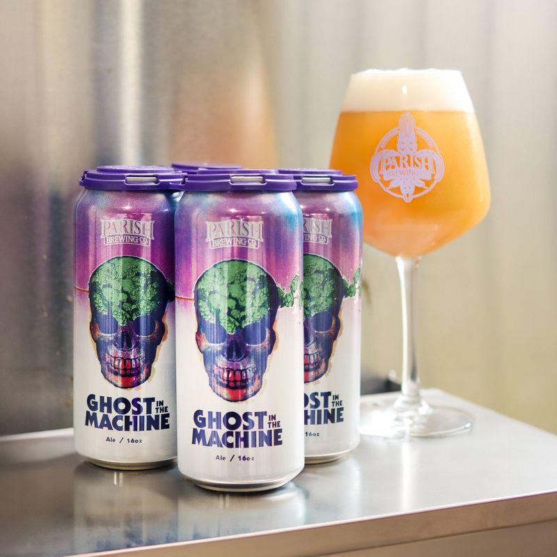 slide 2 of 3, Parish Brewing Co. Parish Brewing Ghost in the Machine DIPA - 4pk/16 fl oz Cans, 4 ct; 16 fl oz