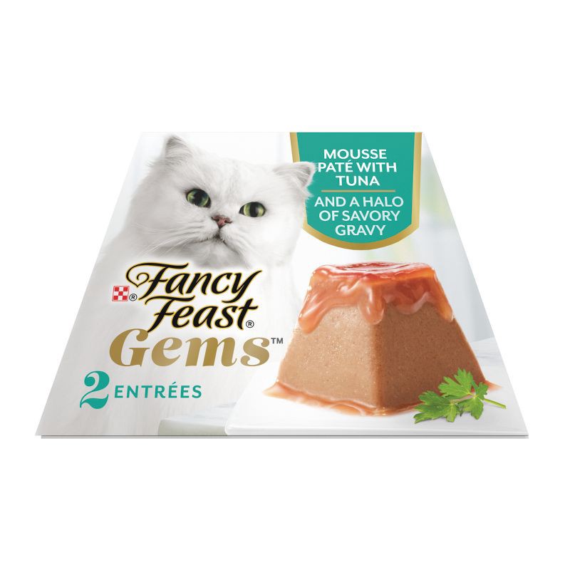 slide 15 of 15, Fancy Feast Gems Tuna Flavor Adult Wet Cat Food - 2oz/2ct, 2 ct; 2 oz