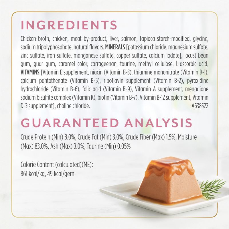 slide 6 of 11, Fancy Feast Gems Seafood, Fish, Salmon Flavor Adult Wet Cat Food - 2oz/2ct, 2 ct; 2 oz