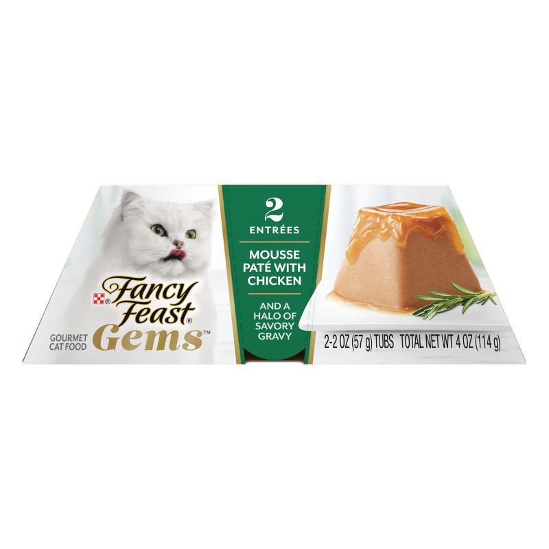 slide 2 of 11, Fancy Feast Gems Chicken Flavor Adult Wet Cat Food - 2oz/2ct, 2 ct; 2 oz
