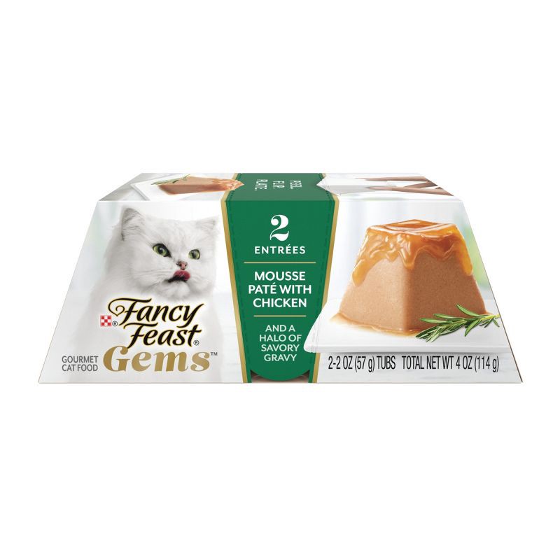 slide 1 of 11, Fancy Feast Gems Chicken Flavor Adult Wet Cat Food - 2oz/2ct, 2 ct; 2 oz