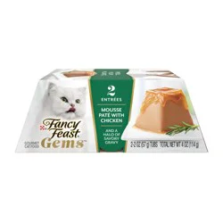 Fancy Feast Gems Chicken Flavor Adult Wet Cat Food - 2oz/2ct