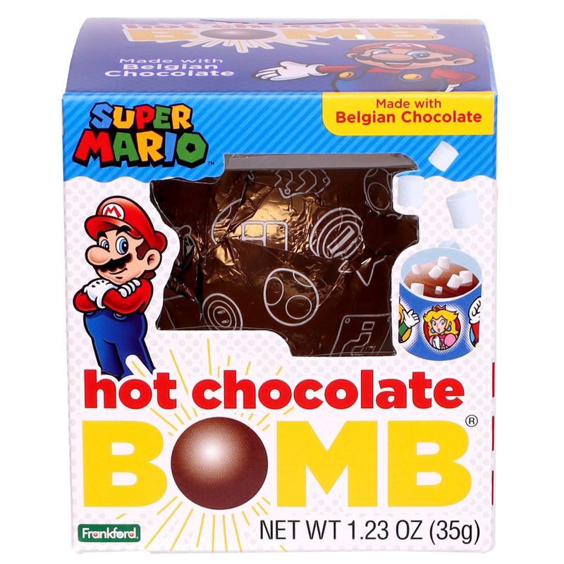 slide 1 of 6, Super Mario Hot Christmas Chocolate Bomb - 1.23oz, 1.23 oz