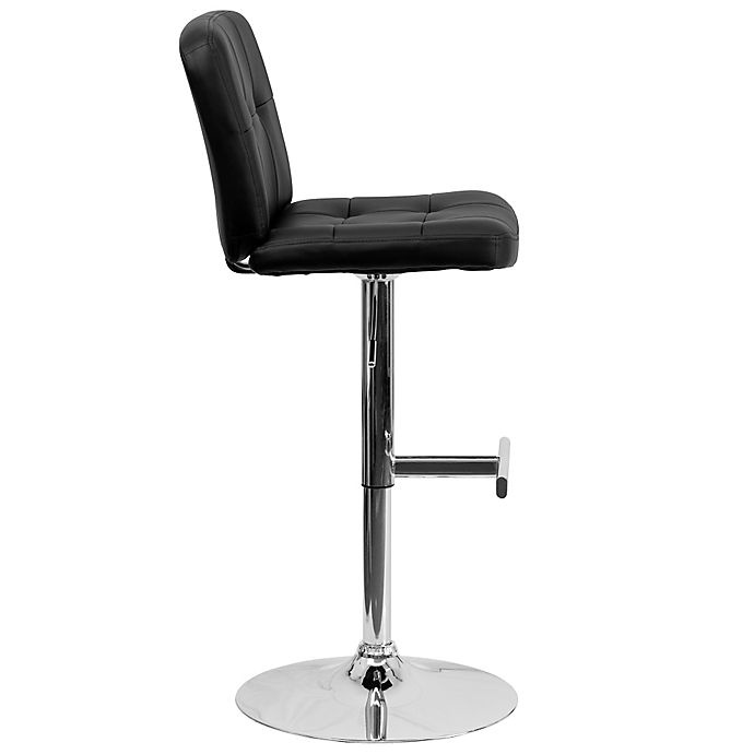 slide 4 of 4, Flash Furniture Adjustable Bar Stool - Black, 1 ct