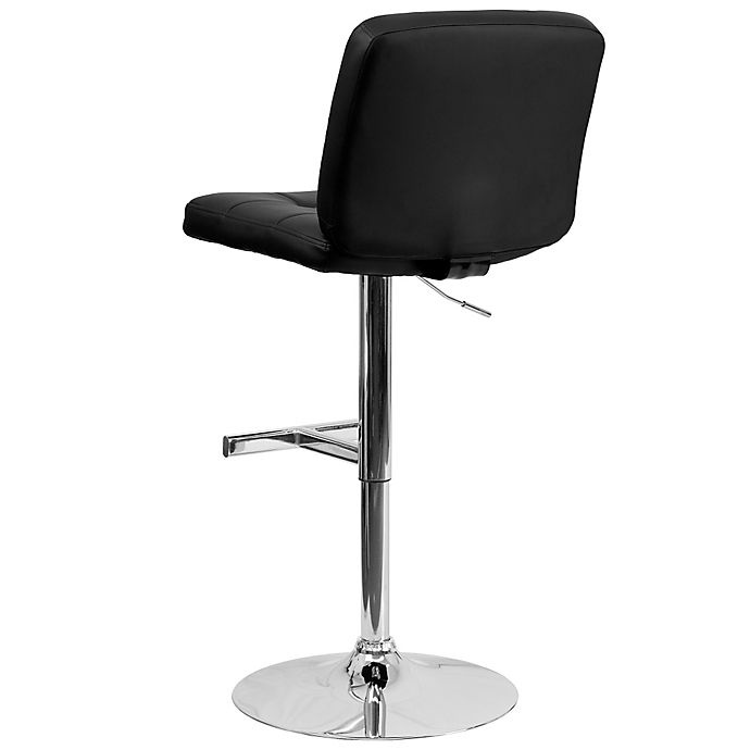 slide 3 of 4, Flash Furniture Adjustable Bar Stool - Black, 1 ct