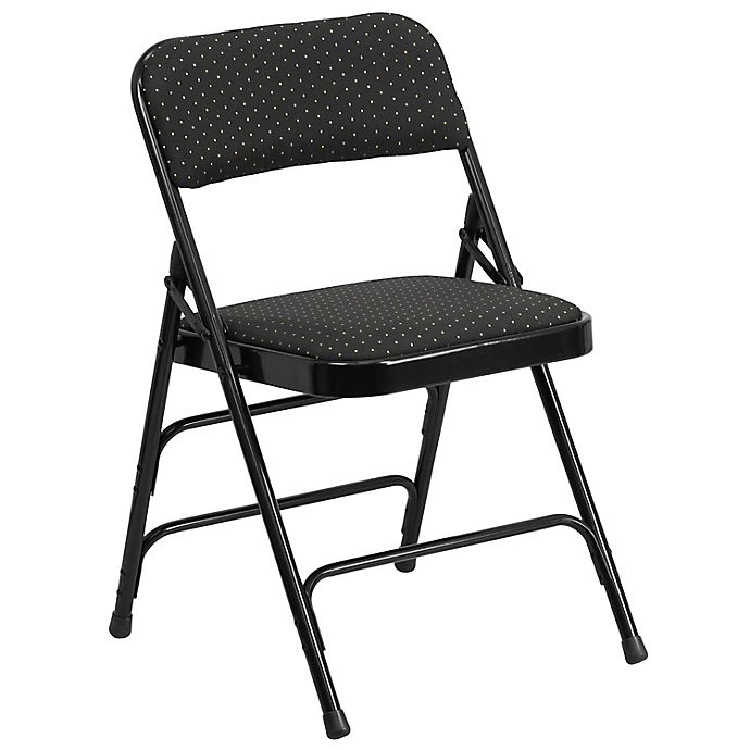 slide 1 of 10, Flash Furniture Fabric Folding Chair - Black, 1 ct