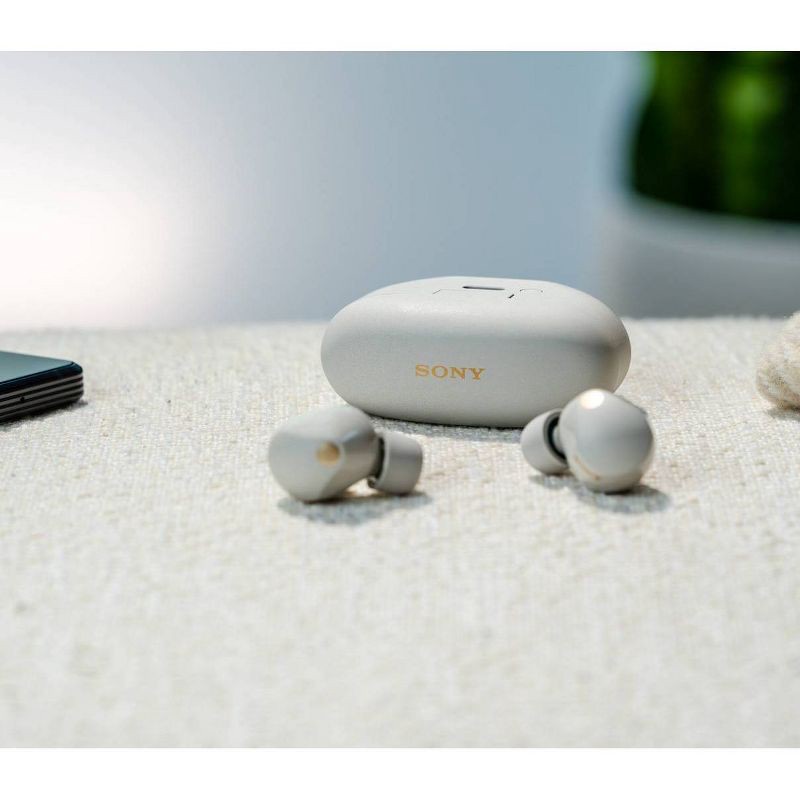 slide 3 of 11, Sony WF1000XM5 True Wireless Bluetooth Noise Canceling Earbuds - Silver, 1 ct