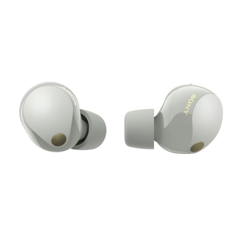 slide 5 of 11, Sony WF1000XM5 True Wireless Bluetooth Noise Canceling Earbuds - Silver, 1 ct