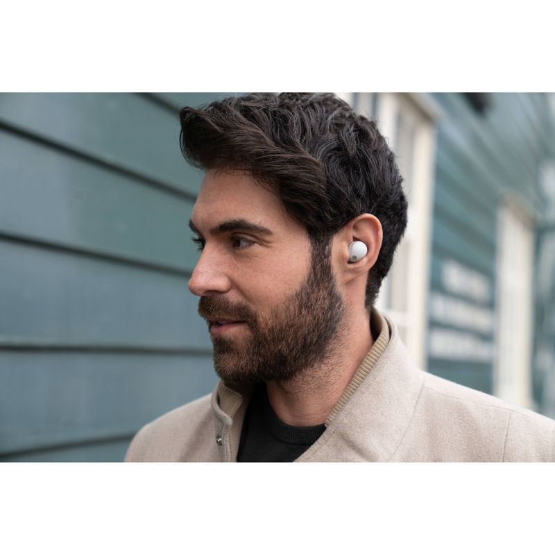 slide 8 of 11, Sony WF1000XM5 True Wireless Bluetooth Noise Canceling Earbuds - Silver, 1 ct