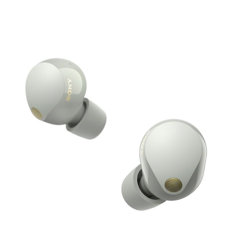 slide 1 of 11, Sony WF1000XM5 True Wireless Bluetooth Noise Canceling Earbuds - Silver, 1 ct