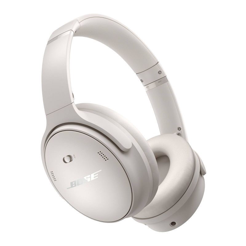 slide 1 of 15, Bose QuietComfort Bluetooth Wireless Noise Cancelling Headphones - White, 1 ct
