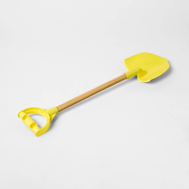 slide 2 of 3, Sand Toys 26" Shovel Wood Handle - Sun Squad™: Ideal for Outdoor Fun, 1 ct
