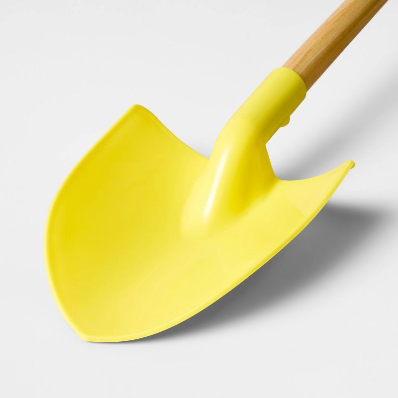 slide 3 of 3, Sand Toys 26" Shovel Wood Handle - Sun Squad™: Ideal for Outdoor Fun, 1 ct