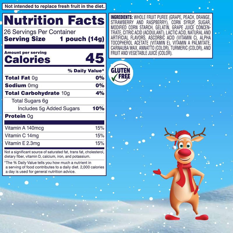 slide 2 of 6, Welch's Christmas Mixed Fruit Snacks - 13oz/26ct, 13 oz, 26 ct