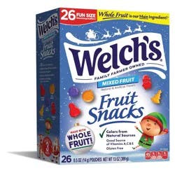 Welch's Christmas Mixed Fruit Snacks - 13oz/26ct
