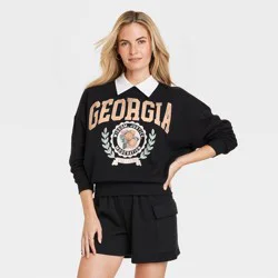 Grayson Threads Women's Georgia Collar Graphic Sweatshirt - Black XXL