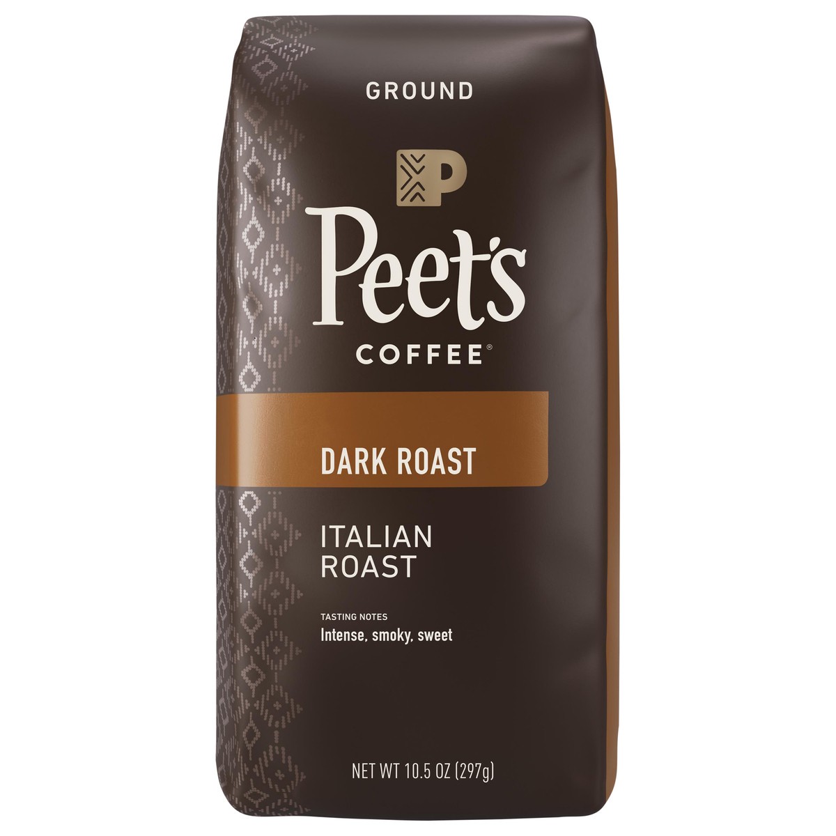 slide 1 of 6, Peet's Coffee Italian Roast Dark Roast Ground Coffee - 10.5 oz Bags, 10.5 oz