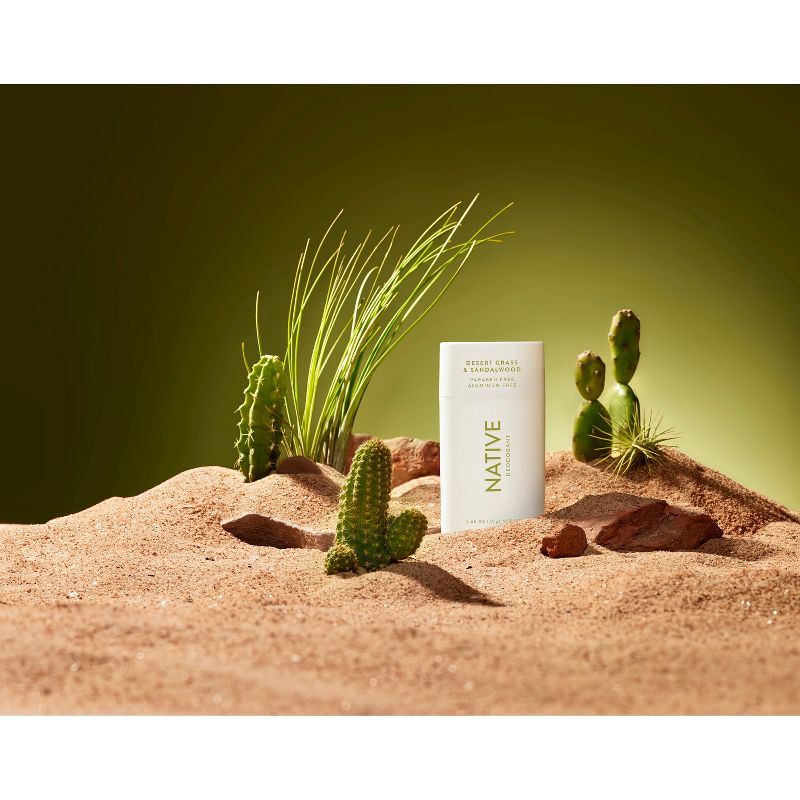 slide 4 of 7, Native Deodorant - Desert Grass & Sandalwood - Aluminum Free - 2.65 oz, 2.65 oz