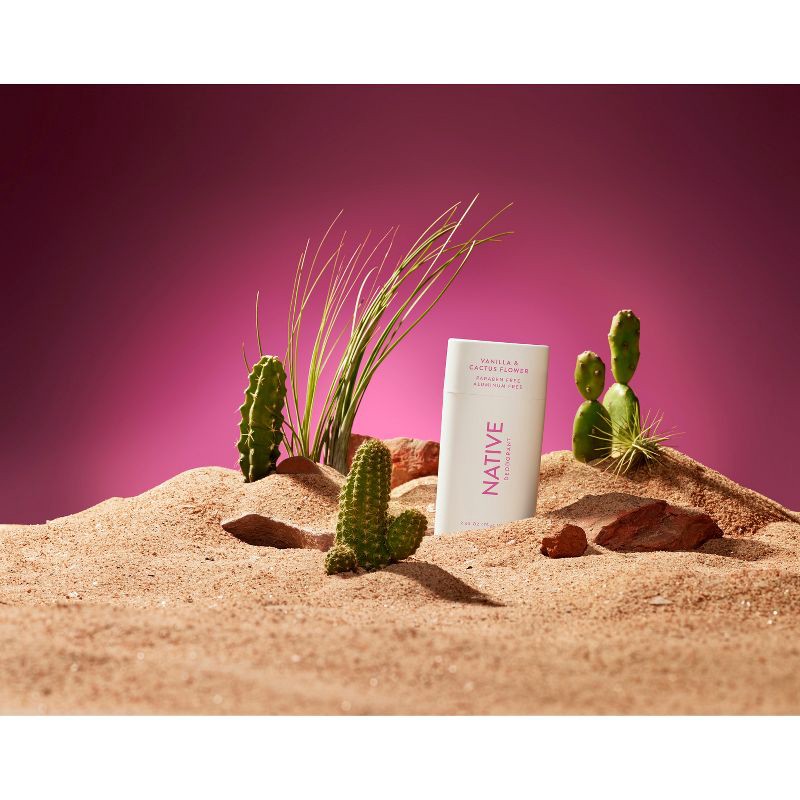 slide 5 of 7, Native Deodorant - Vanilla & Cactus Flower - Aluminum Free - 2.65 oz, 2.65 oz