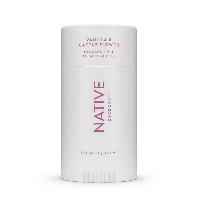 slide 1 of 7, Native Deodorant - Vanilla & Cactus Flower - Aluminum Free - 2.65 oz, 2.65 oz