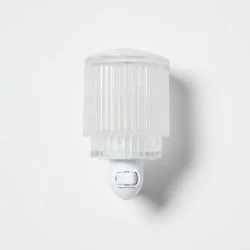 Ribbed Glass Wall Plug-In Wax Warmer - Threshold™