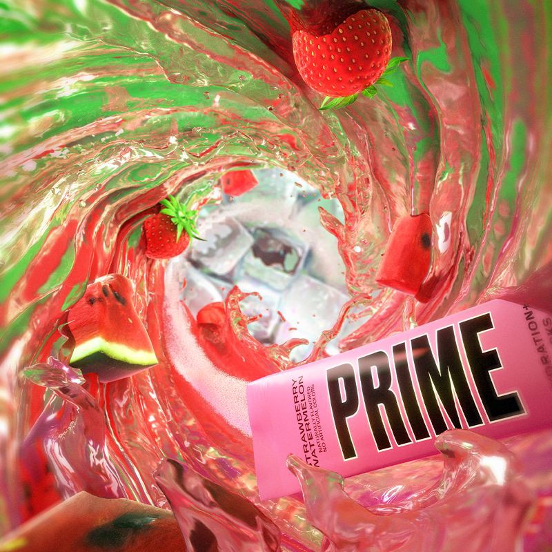 slide 4 of 4, Prime Hydration+ Strawberry Watermelon Sticks - 6pk/9.8g, 6 ct, 9.8 gram