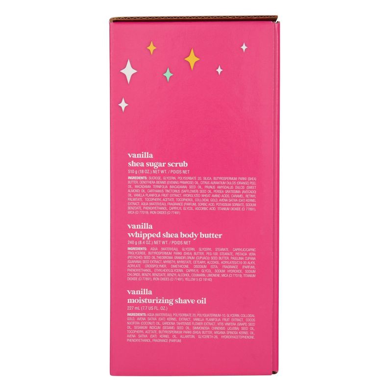 slide 5 of 9, Tree Hut Golden Vanilla Gift Set - 3ct, 3 ct