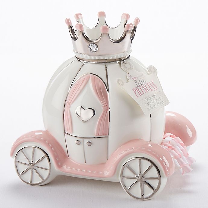 slide 2 of 2, Baby Aspen Little Princess Ceramic Carriage Bank, 1 ct